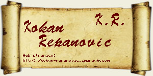 Kokan Repanović vizit kartica